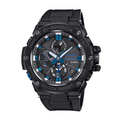 

Casio G-Shock G-Steel X Blue Note Records GST-B100BNR-1A Bluetooth Solar Watch - Black