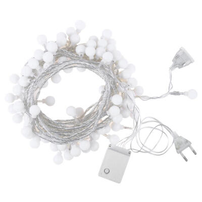 

87m Creative 100LED Frosted Ball Light String Wedding Festival Party Decor