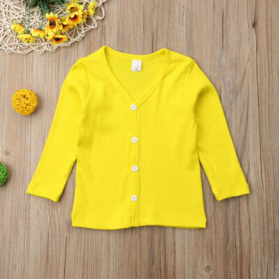 

Cute Toddler Kid Baby Boy Girl Knitted Sweater Cardigan Coat Long Sleeve Tops