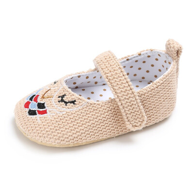 

Princess Baby Girls Cotton Fabric Hook Cute Girl Cartoon Shoes All Seasons Shallow Children First Walkers Kids Shoe