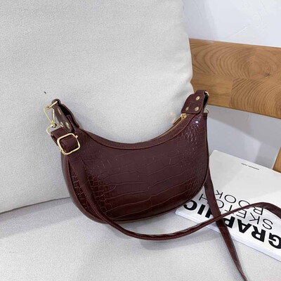 

Tailored Retro Stone Pattern Leather Crossbody Bag For Women 2019 Small Shoulder Bag