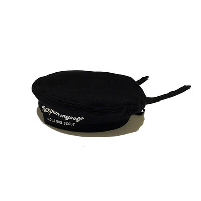 

Berets ladies hats autumn&winter Europe&Korea flat top buds Hat Korean fashion embroidery artist Hat pumpkin Hat