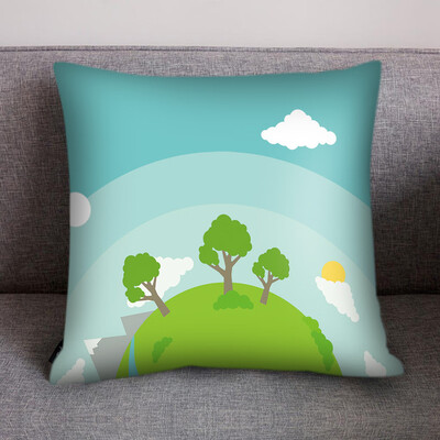

〖Follure〗Print Pillow Case Polyester Sofa Car Cushion Cover Home Decor