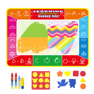 

YIWULAAqua Magic Mat Color Doodle Drawing Mat Bring Magic Pens Educational Toys