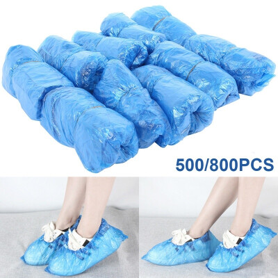 

50100300500800PCS Plastic Disposable Shoe Covers Medical Waterproof Boot Covers Rain Shoe Covers Mud-proof