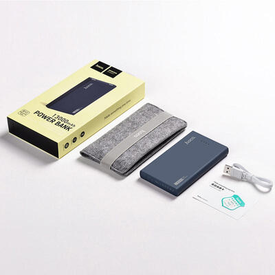 

HOCO B12 13000mAh Mobile Power Bank External Li-Polymer Battery Portable Charger Slim Powerbank
