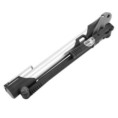 

Greensen Portable 140PSI High Pressure Bicycle Pump Folding Handle Bike Air Inflator with Mount