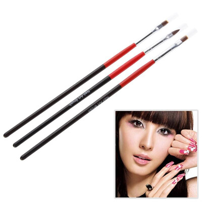 

3x Soft&Professional Pen Nail Art Brushes Tool Set