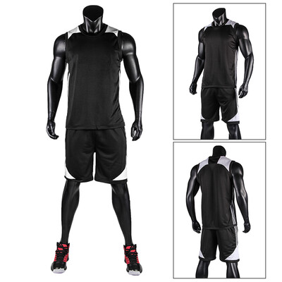 

Basketball Shirt Uniforms Set Sleeveless Sports Clothing Breathable Ball Jersey Basketball Sweat T-Shirt for Men