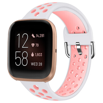 

ECSEM Bands for Fitbit Versa 2VersaSoft Silicone Replacement Band for Fitbit Versa Air Hole Wristband Strap for Women Men, ECSEM Bands for Fitbit VersaSoft Silicone Replacement Band for Fitbit Versa Air Hole Wristband Strap for Women Men