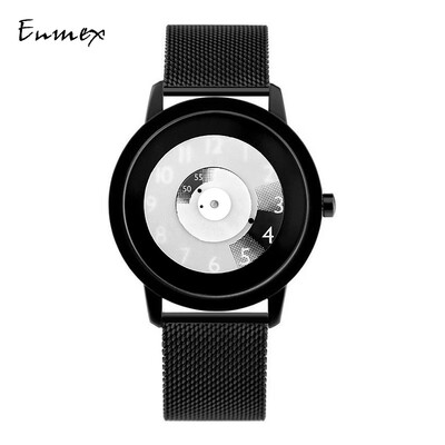 

Holiday gift Enmex focus time concept watch creative design stack pointer fresh simple watch