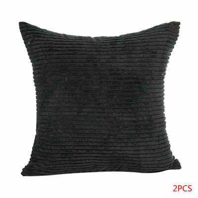 

Solid Corduroy Car Pillow Case Quadrate Pillowslip Cushion Cover Throw Pillowcase Car Sofa Bed Drawing Living Room Decor