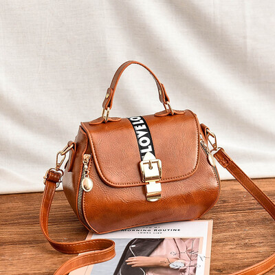 

Womens bag new Chaohan version 100 handbag fashion lady one shoulder oblique satchel personality