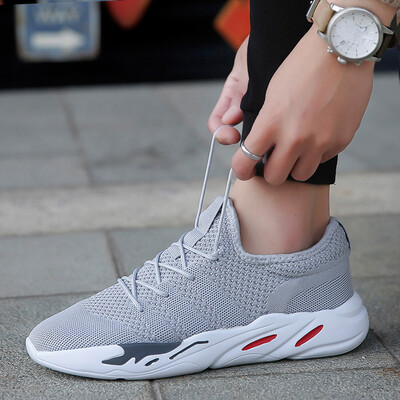 

Mesh shoes mens sports&leisure running breathable shoes Korean version of the trend of deodorant mens shoes canvas tide shoes