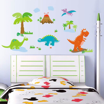 

Cartoon Dinosaur Wall Stickers Kids Nursery Art Bedroom Playroom Vinyl DIY Decal