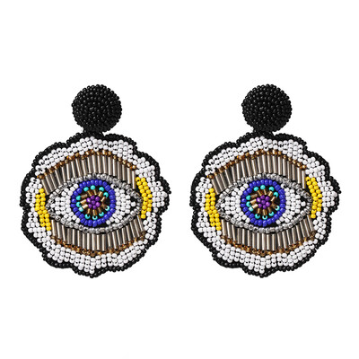 

2019 Fruit Bead Earrings for Women Summer Watermelon Dangle Drop Earrings Girl Handmade Statement Wedding Jewelry Party Gift