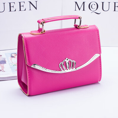

Womens Fashion Bag Crown New Korean Version of The Tide Small Square Bag Shoulder Diagonal Crossbody Handbags