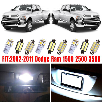 

Interior LED Bulb Light Package Kit Deal For 2002-2010 2011 Dodge Ram 1500 2500