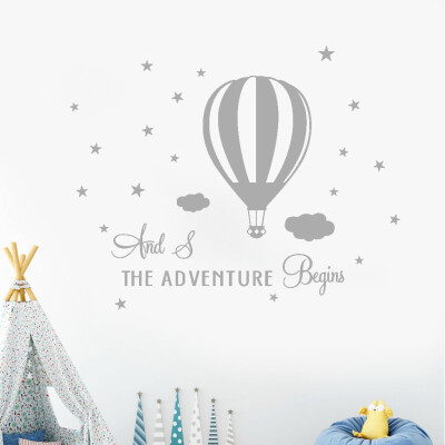 

Gobestart The Adventure Begins Home Decor Wall Sticker Decal Bedroom Vinyl Art Mural