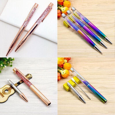 

Bling Filled Crystal Rhinestone Colorful Ballpoint Pen Office Kids Writting Gift