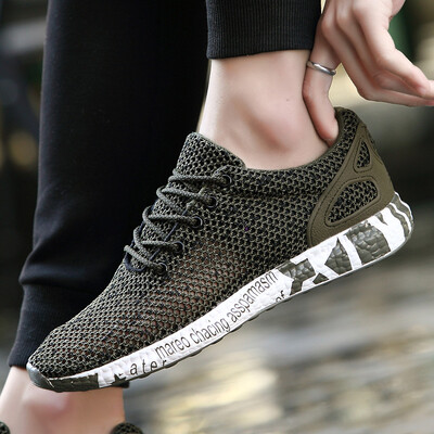 

Summer Korean version of Mens Baitao Mesh Sports Leisure Hollow-out Running Trendy Shoes Autumn Mesh Shoes