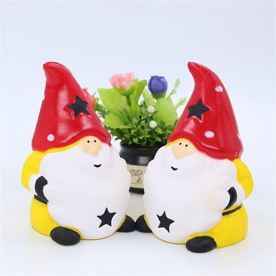 

YIWULA2PC Decompression Toy Christmas Santa Clau Slow Rising Toy For Kids Gift