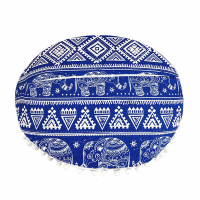 

Siaonvr Indian Mandala Floor Pillows Round Bohemian Cushion Pillows Cover Case Cushion