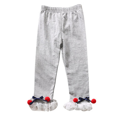 

Baby Leggings Girl Cotton Knitted Baby Pants Skinny Baby Girl Leggings Ankle-length Striped Warmer Kids Pants Spring Autumn