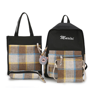 

Simple Campus of Canvas Shoulder Bags for Senior High School Students
