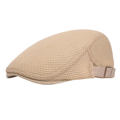 

Fashion Solid Color Mesh Breathable Men Women Casual Berets Hat Cotton Cap