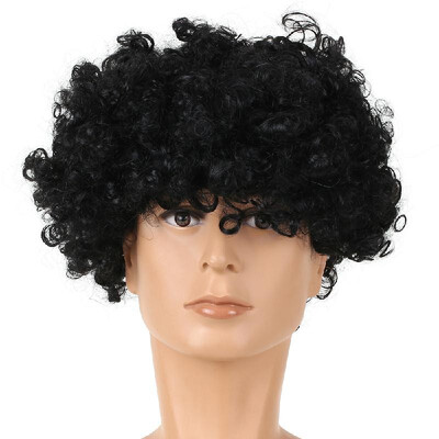 

Soccer Fans Wig Explosion Curly Hairpiece Party Decoration Carnival Headwear Wigs