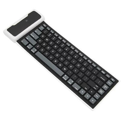 

Wireless Bluetooth Portable Silicone Foldable Mini Tablet Phone Keyboard