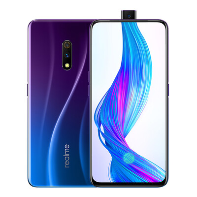 

Realme X 48 million double camera lift camera screen fingerprint game smart phone 8GB256GB punk blue full Netcom dual card