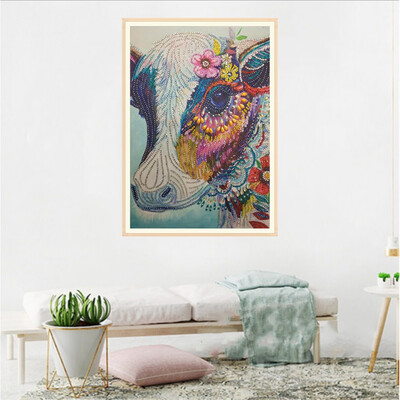 

Siaonvr Special Shaped Diamond Painting DIY 5D Partial Drill Cross Stitch Kits Crystal R