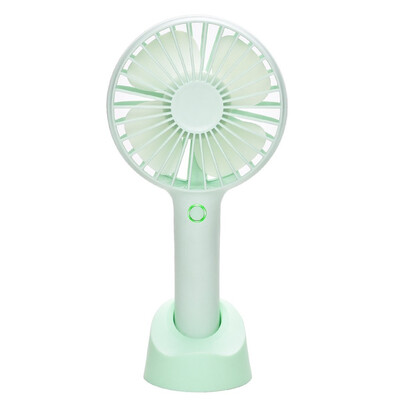 

〖Follure〗Rechargeable Handheld Mini Fan 3-Speed Desktop Cooler Portable with Stand Base