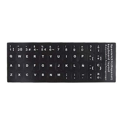

15pcsset Computer Function Keyboard Button Spnishi Sticker Decal Replacement For Macbook