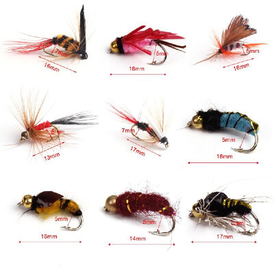 

Special offer wholesale transparent double-sided fly hook set bionic fly hook road road fishing gear fake bait set