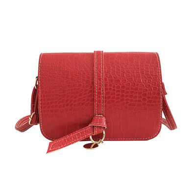 

Retro Solid Shoulder Handbags Alligator Pattern Women Crossbody Casual Bags