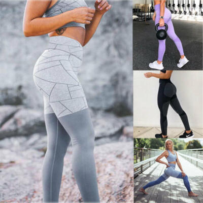 

Women Athletic Stretch Leggings Pants Sports Yoga Workout Gym Fitness Trousers