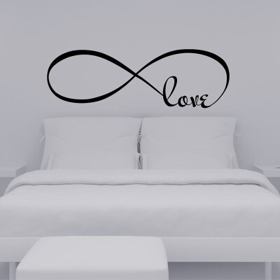 

〖Follure〗44110CM Bedroom Wall Stickers Decor Infinity Symbol Word Love Vinyl Art