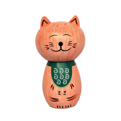 

Toponeto Japanese-style Wooden Storage Decoration Decorative Cartoon Toothpick Holder