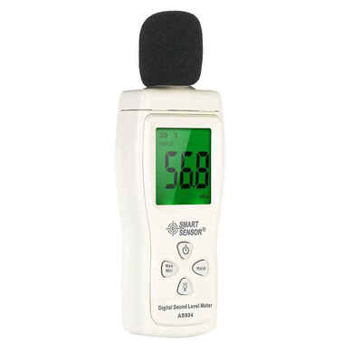 

SMART SENSOR AS804 Digital Sound Level Meter 30dB-130dB Handheld LCD Noise Tester DB Decibel Level Meter