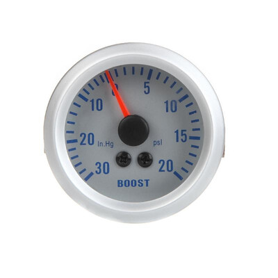 

Turbo Boost Vacuum Gauge Meter for Auto Car 2" 52mm 030inHg 020PSI Blue Light