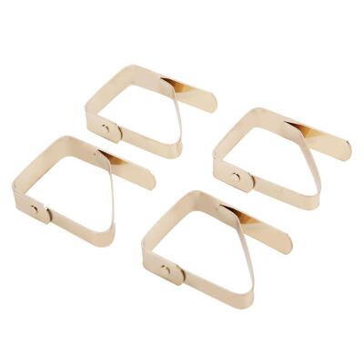 

Greensen 4Pcs Stainless Steel Table Cloth Cover Clips Anti Slip Tablecloth Holder Clamps 54cm