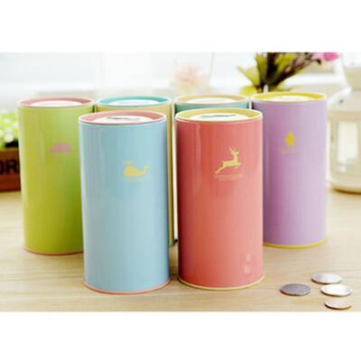 

Cute Piggy Bank Saving Coin Money Tin Money Jar Box Cartoon Zoo Kid Gift Stand