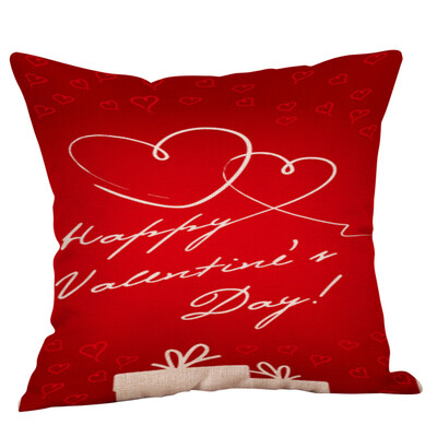 

Siaonvr Happy Valentines Day Throw Pillow Case Sweet Love Square Cushion Cover