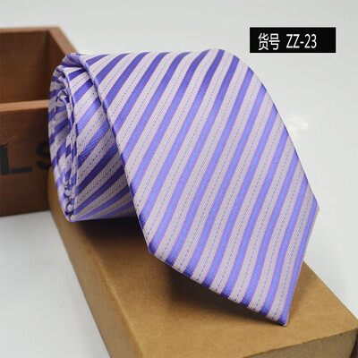 

New spot tie business dress mens tie polyester yarn arrow type 8CM business tie wholesale