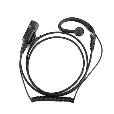 

Collar Clamp PTT 35mm 1 Pin Earhook Headphone Replacement for Yaesu Vertex Walkie Talkie Earphone Two Way Radio Earpiece