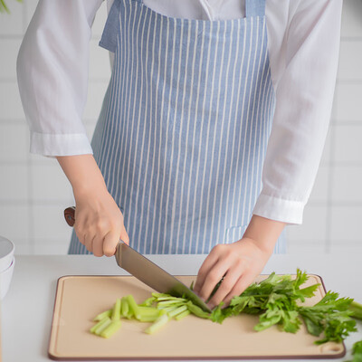 

Tokyo Tokyo apron cotton-dyed striped double apron