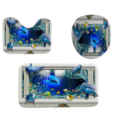 

〖Follure〗3pcs Non-Slip Bath Mat Bathroom Kitchen Carpet Doormats Decor